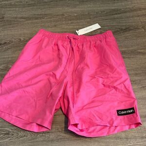 Calvin Klein Mens Swim Trunks Medium NEW